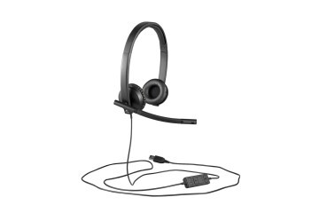 Logitech 981-000575 H570E Stereo Usb Çift Taraflı Headset Mikrofonlu  Kulaklık