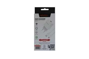 Megatech CC01 (CC22-M3 ) 2in1 5v-3.0 Ev Şarj+ Micro Kablo Hızlı Şarj