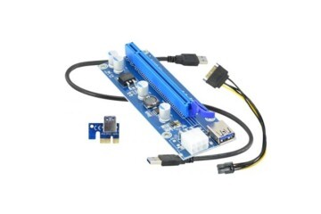 MinerKing Riser Versiyon 009S Bitcoin-Etherium Ekran Kartı Uzatma Aparatı