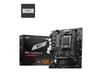 Msı Pro A620M-B AMD A620 AM5 Soket DDR5 6800(OC)MHz mATX Anakart