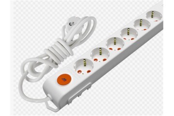 Mutlusan Rı-Tech 6lı 3mt Anahtarlı Topraklı  Grup Priz  (001 175 620002 03 00)