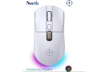 North Odin Pro WL Beyaz 26K DPI 750 IPS 70G UltraLight RGB Kablosuz Gaming Mouse