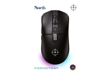 North Odin Pro WL Siyah 26K DPI 750 IPS 70G UltraLight RGB Kablosuz Gaming Mouse