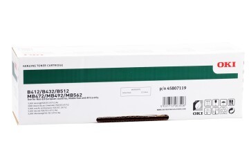 OKI 45807102 YAZICI TONERİ SİYAH - B412 B432 B512 MB472 MB492 MB562 - 3.000 SAYFA