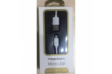 Powerway Sm03 2.A 1mt Usb Micro Şarj Kablo Kutulu Usb 2.0 Hızlı Şarj