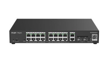 Ruijie-Reyee RG-ES220GS-P 16 Port Poe+ 10-100-1000 Mbps + 2 Port SFP + 2 Port Uplink Yönetilebilir
