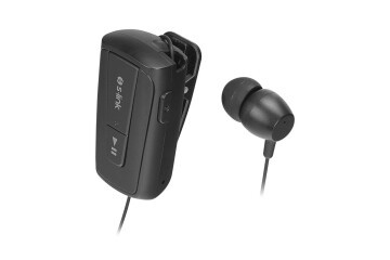 S-link SL-BT105 Siyah Mobil Telefon Uyumlu Makaralı Titreşimli Bluetooth Kulaklık