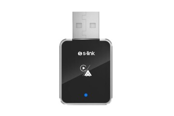 S-Link SL-CAR01 2in1 Android ve Apple Cihazlar Kablosuz Android Auto ve Carplay Adaptörü
