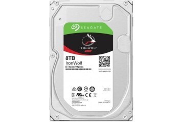 Seagate 8Tb ST8000VN004 Ironwolf 3,5 7200Rpm 256Mb Rv Sensör, Sata 3, 7-24  Nas Diski