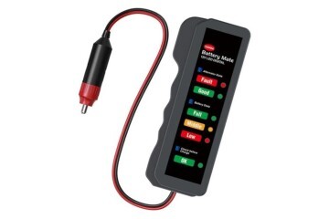 Sline M-007 Dijital Akü Test Cihazı 12V LED Gösterge ile Akü Durumu Ölçer