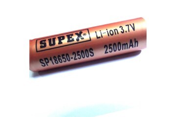 Supex ICR14500-900F-5C 900MA 3.7V 5C Deşarj Akımı Düz Kafa Pil