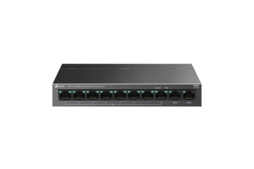 Tp-Link LS110P 8 Port 10-100 Mbps Poe+ 2 Port 10-100 Uplink Switch Metal Kasa