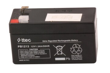 Ttec 12V 1.3AH Bakımsız Kuru Akü