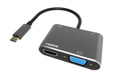 Vcom CU451 Type-C To Vga Hdmi Usb Type-C Çevirici