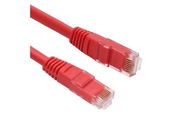 Vcom NP611B-R-2.0 Cat6 2.0MT Kırmızı Utp Patch Kablo