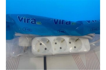 Vira 3lü 5mt Topraklı Priz