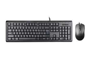 A4 Tech Kr-9276 Q Usb Fn Multimedya Klavye+Optik Kablolu Mouse Set