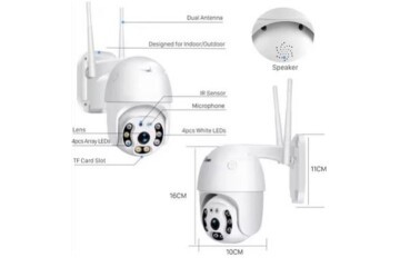 Apronx APX-WP70 3mp 2.8mm 8 LED Wifi Ptz Kamera