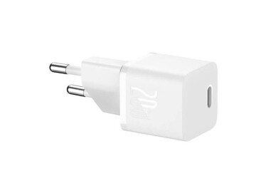 Baseus CCGN050102 20W Beyaz 1C GaN5 Adaptör Mini