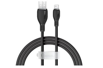 Baseus Pudding USB-A Light 2.4A Kablo 1.2m Siyah (P10355700111-00)