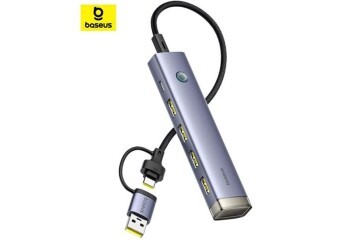 Baseus UltraJoy 6-Port HUB-Uzay Grisi (B00052802811-02)