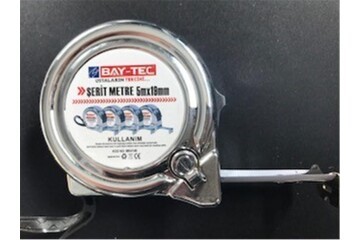 Bay-Tec Mk4146 5Mt 19MM Krom Şerit Metre