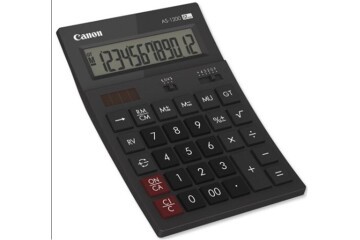 Canon AS-1200 HB 12 Hane Siyah Masa Üstü Hesap Makinesi