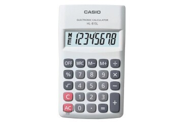 Casio HL-815L-WE 8 Hane Beyaz Hesap Makinesi