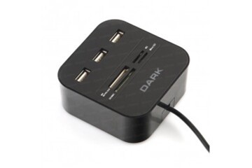 Dark UCR202 USB MicroSD-SD-MMC-M2-MS PRO DUO Kart Okuyuculu USB Çoklayıcı