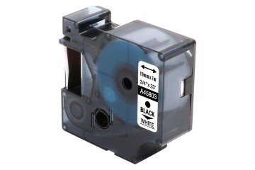 DYMO S0720930 D1 Yedek Şerit, 24 mm x 7 mt, Beyaz- Siyah (53713)