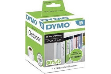 DYMO S0722480 LW Geniş Klasör Etiketi 190-59 mm 110 Etiket 99019