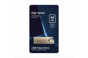 Elba 64GB Metal 2.0 USB Flash Bellek