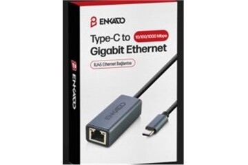 ENKADO EKD-TP45 TYPE-C USB 3,1 TO 10-100-1000 GİGABİT ETHERNET ADAPTÖR