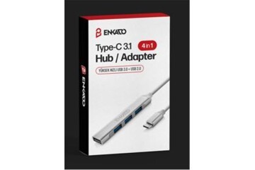 ENKADO EKD-TP50 TYPE-C USB 3,1 TO 4in1 PORT USB ADAPTÖR