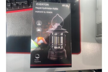 Everton Rt-28 Nostalji Kamp Lambası Şarjlı