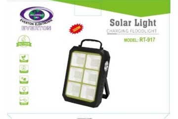 Everton Rt-917 Şarjlı 300w Solar Panelli Projektör Led