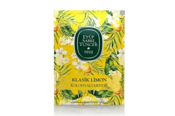 Eyüp Sabri Tuncer 50li Mendil Klasik Limon Kolonyalı  (9,3 x 12,5) Doypack