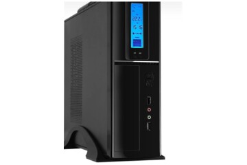 Frisby FC-S6040B USB 300W Matx Slim Tower Kulplu Kasa - Dijital Gösterge