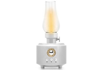 Hadron C210 Beyaz Bluetooth Nostalji Gaz Lambası Speaker100-100-200MM