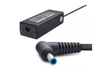Hadron HD8819 HP - DELL Uyumlu 19.5V 6.15A 120W Laptop Adaptörü (4.5 x 3.0 mm Mavi İnce Uç) Siyah