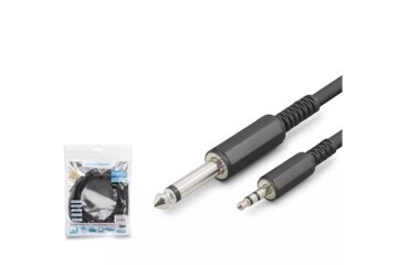 Hadron Hdx1077 6.5Mm To 3.5Mm Kablo Enstrüman Gitar 3M Siyah