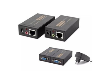 Hadron Hdx1318 100M Vga + Audio Extender 1920×1440 @ 60Hz  Siyah