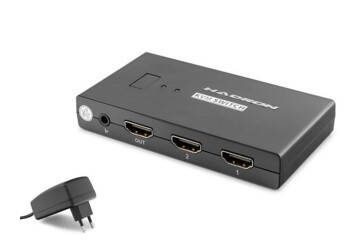 Hadron Hdx1373 2 Port + 4-  Hdmi Kvm Switch Usb Hdmi Kablolu Siyah
