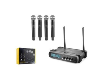 Hadron Hdx2792 Kablosuz 4-Mikrofon Vhf Siyah