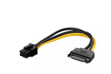 Hadron Hdx5535 Sata Power Kablo Dökme Siyah