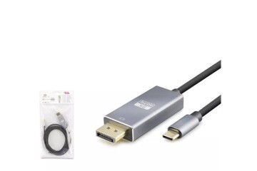 HADRON HDX7859 TYPE-C TO DISPLAY KABLO 8K 60HZ PVC 1.8M SİYAH