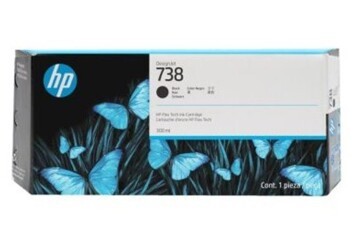 HP 738 Black Siyah 300ML Plotter Kartuşu 498N8A