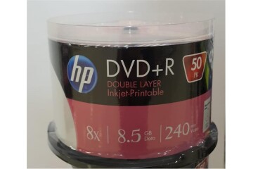 HP DVD+R DL 8.5GB Printable 50 Cakebox