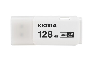Kioxia 128GB U301 Beyaz USB 3.2 Gen 1 Flash Bellek