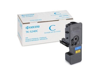 Kyocera TK-5240C Cyan Mavi Orjinal Fotokopi Toneri Ecosys M5526cdn-5526cdw P5026cdn-5026cdw 3.000 Sa